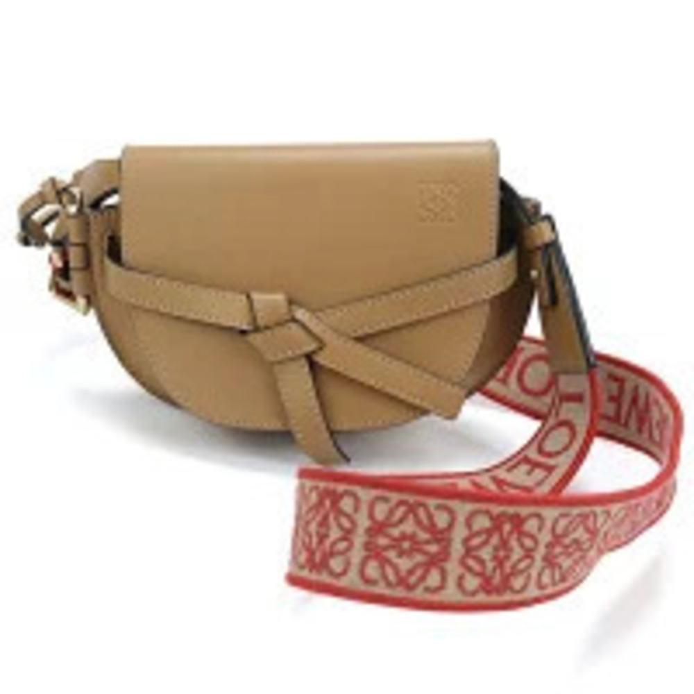 Loewe Crossbody Bag Gate Dual Leather Brown
